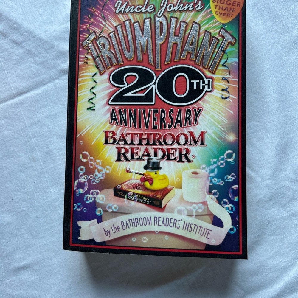 Triumphant 20th Anniversary Bathroom Reader - Multicolor.